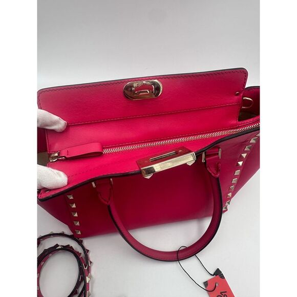 Valentino Garavani VALENTINO GARAVANI Rockstud Medium Pink Women's Handbag - Picture 6 of 6